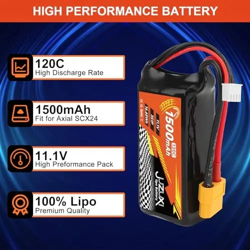 Power Up Your Ride 111V Lipo Batteries 1500mAh for RC Fun